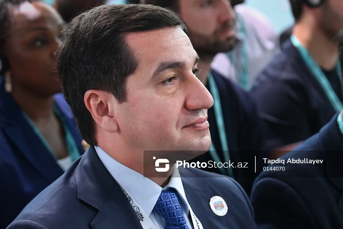 Hikmet Hajiyev spoke about the heritage of Caucasian Albania in Karabakh