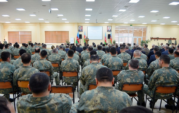 Ehtiyat zabit hazırlığı kursunun növbəti buraxılışı olub