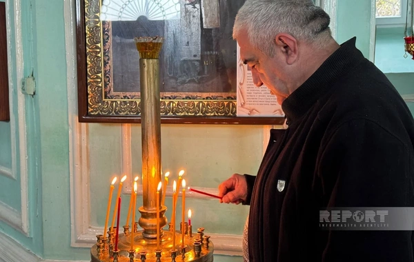 Gəncədə pravoslavlar Pasxa bayramını qeyd edir