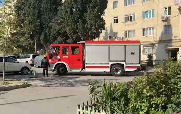 Badamdarda yaşayış binasında partlayış olub, xəsarət alan var