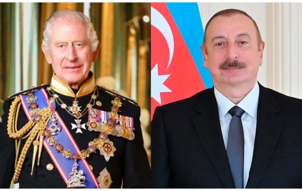 III Çarlz: Azərbaycanla əməkdaşlığımızın daha da genişləndirilməsinə sadiq qaldığımı bildirirəm