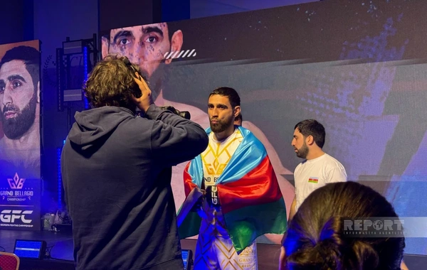 Beynəlxalq döyüş gecəsində azərbaycanlı idmançılar uğurla çıxış edir