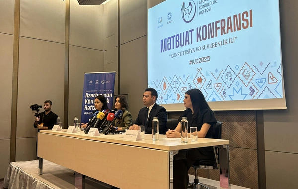 Bakıda Könüllülərin VIII Həmrəylik Forumunun mətbuat konfransı keçirilir