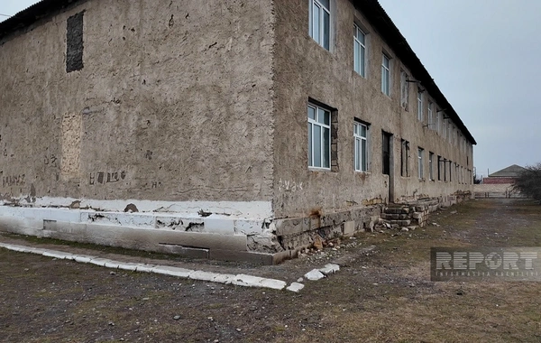 Salyanda iki kəndin məktəbi qəzalı vəziyyətə düşüb, yeni binanın inşasına qərar verilib