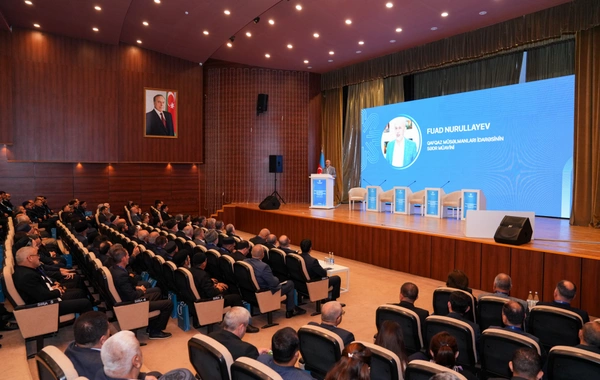 Sabirabadda "Dinin siyasiləşməsi və məzhəbçilik: milli kimliyə yönəlmiş təhdid kimi" mövzusunda regional konfrans keçirilib