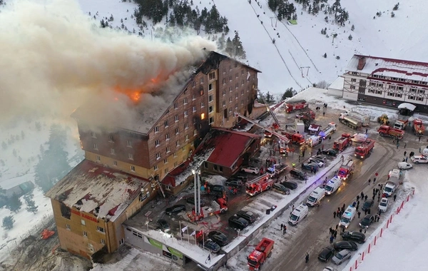 В Турции арестовали хозяина сгоревшего отеля на горнолыжном курорте