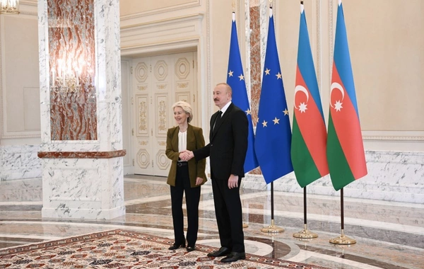 Ilham Aliyev held a one-on-one meeting with the President of the European Commission