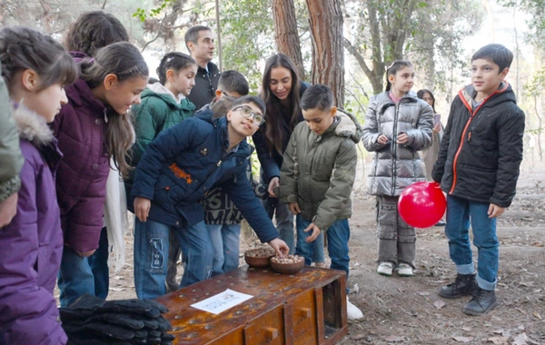 Leyla Əliyeva Mərkəzi Nəbatat bağında uşaqlar üçün təşkil olunan tədbirdə iştirak edib