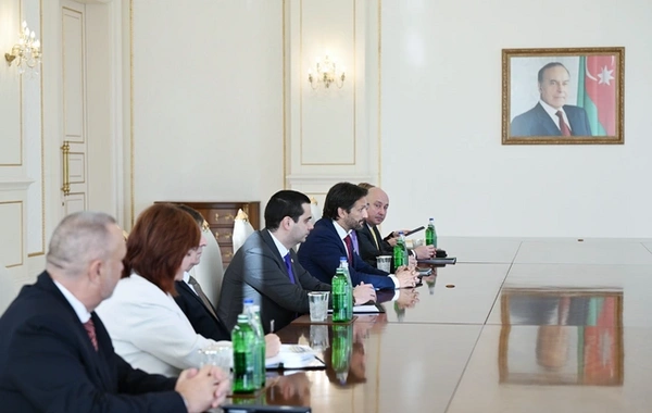 İlham Əliyev Slovakiya baş nazirinin müavininin başçılıq etdiyi nümayəndə heyətini qəbul edib