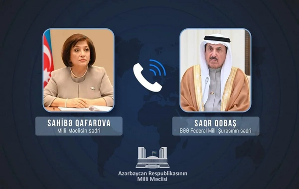 Sahibə Qafarova BƏƏ Federal Milli Şurasının sədri ilə regiondakı prosesləri müzakirə edib
