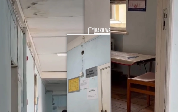 Bakıda poliklinika təhlükə mənbəyinə çevrilib