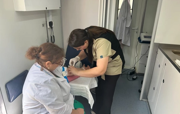 В Шуше прошла выездная медицинская акция Минздрава Азербайджана