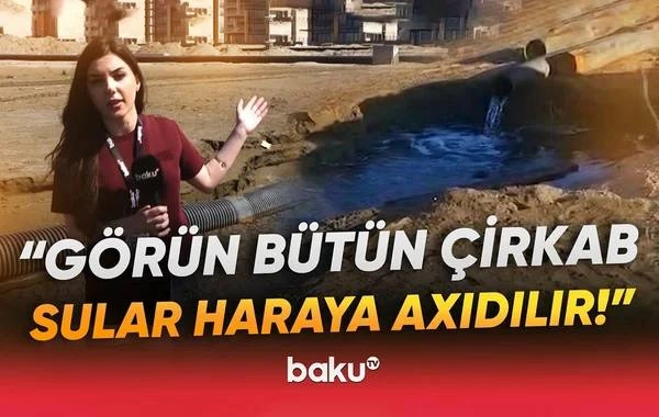 Mərdəkandakı çimərliyə çirkab suları axıdılır?