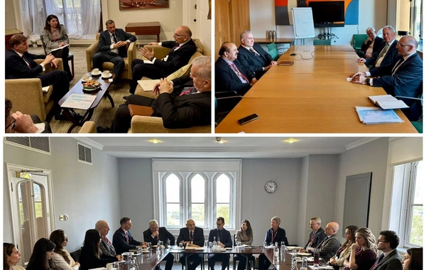 Elçin Əmirbəyov Londonda yüksək səviyyəli görüşlər keçirib