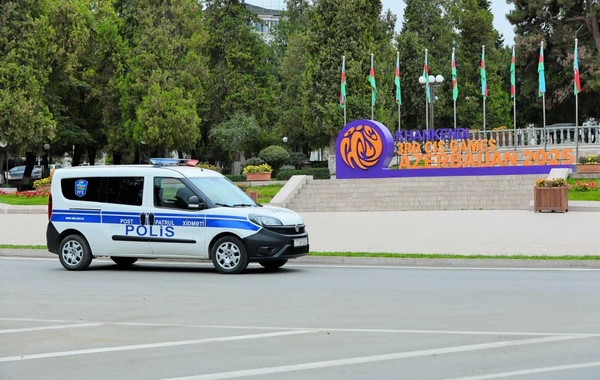 Xankəndidə III MDB Oyunları zamanı polis əməkdaşları fasiləsiz xidməti davam etdirir