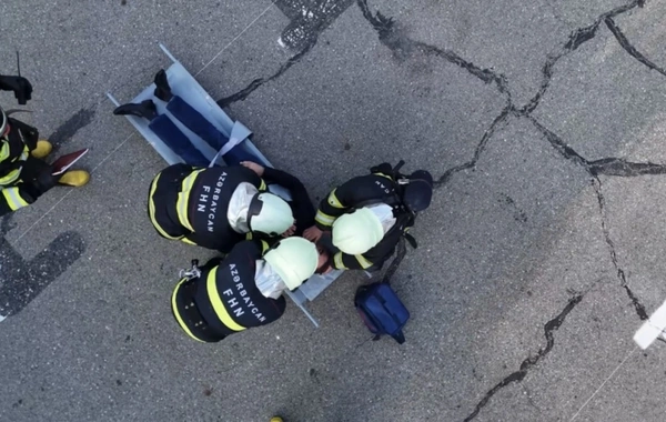 FHN Qəbələ aeroportunda təlim keçirib