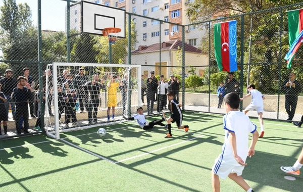 Bakıda Leyla Əliyevanın təşəbbüsü ilə keçirilən minifutbol turniri yekunlaşıb
