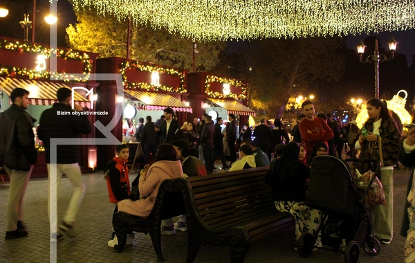 Dənizkənarı Bulvar Yeni İlə xüsusi hazırlaşıb - Bu dəfə Buz Meydançası da olacaq