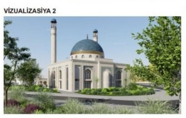 Cəbrayıl şəhər məscidinin ilkin layihəsi məlum olub