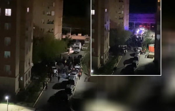 Bakıda polisə müqavimət göstərənlər tutuldu - Silah tətbiq edildi