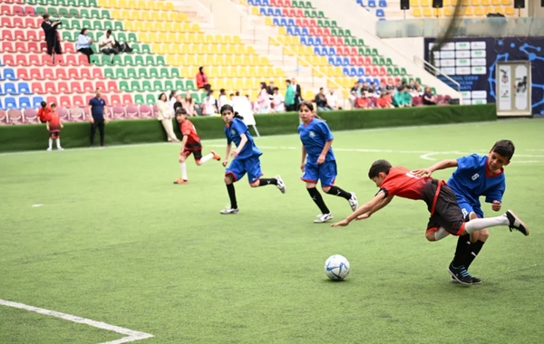 Leyla Əliyevanın təşəbbüsü ilə uşaq evlərinin komandaları arasında növbəti minifutbol turniri təşkil olunub