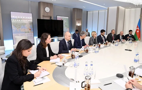 SOCAR, "TotalEnergies" və XRG rəhbərləri arasında görüş keçirilib