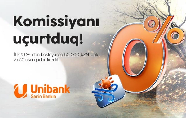 Unibank bir günlük "Komissiyasız çərşənbə" aksiyası keçirir