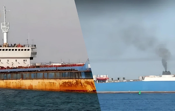 Ukrayna Xəzər dənizində Rusiyaya məxsus iki gəmini vurub