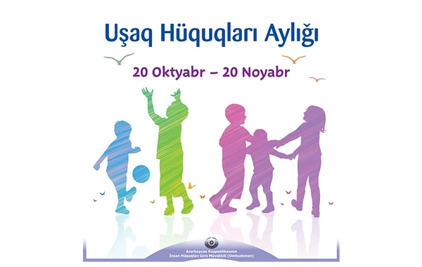 Səbinə Əliyeva "Uşaq Hüquqları Aylığı"nın elan olunması ilə bağlı müraciət edib