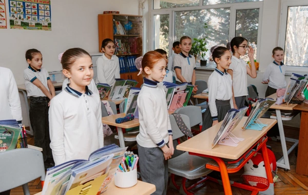 Leyla Əliyeva Bakı Xoreoqrafiya Akademiyasının qonağı olub