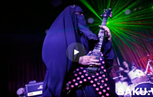 Ислам её религия, метал её профессия: мусульманка в парандже играет метал (видео)