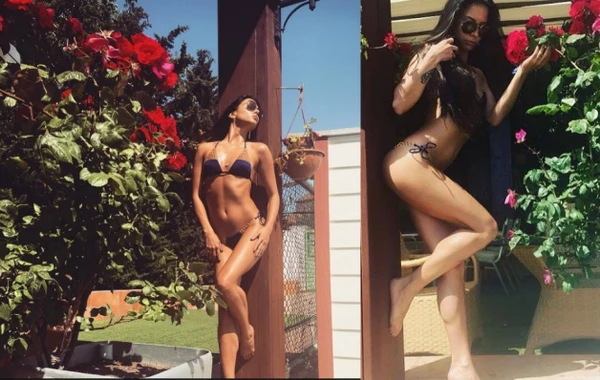 Azərbaycanlı modeldən seksual pozlar (VİDEO)