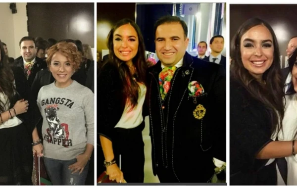 Leyla Əliyeva azərbaycanlı məşhurlarla (FOTO)