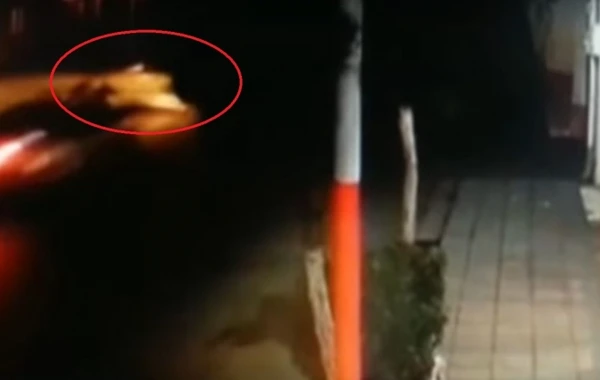 Azərbaycanda yol qəzası kameraya düşdü (VİDEO)