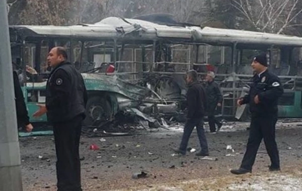 Türkiyədə terror baş verən ərazidən görüntü yayıldı (VİDEO)