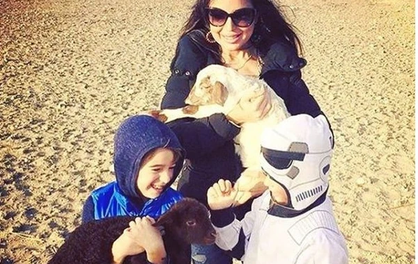 Leyla Əliyeva və oğullarından maraqlı foto (FOTO)