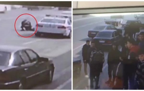 Bakıda polisin saxladığı 56 yaşlı "avtoş" infarkt keçirdi (VİDEO)