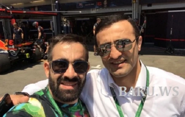 Rafael Ağayev və Fərid Mansurov "Formula 1" Azərbaycan Qran Prisində (FOTO)