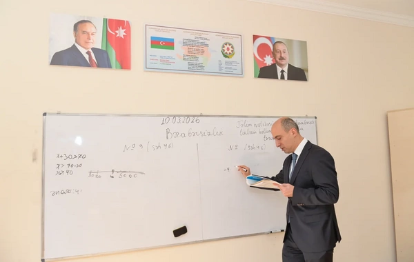 Emin Əmrullayev Xankəndidə dərs keçdi