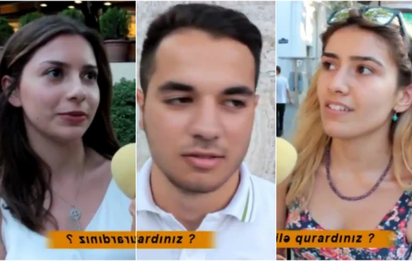 Bakıda "Ərəb qız və ya oğlan ilə ailə qurardınız?" SORĞUSU: "Ərəb qadınların gözü oynayır" (VİDEO)