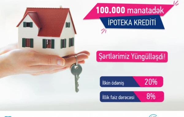 Bank of Baku-dan 20% ilkin ödənişlə 100.000 AZN-dək İpoteka Krediti!