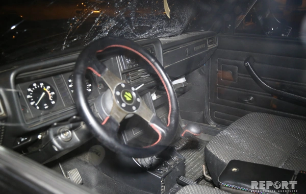 На дороге Баку-Сумгайыт автомобиль насмерть сбил пешехода (фото)