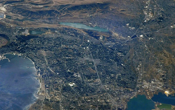 Bakının kosmosdan çəkilən möhtəşəm FOTOları