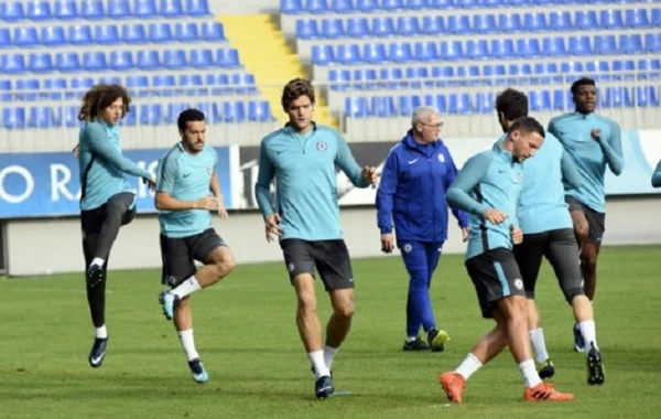“Çelsi” “Qarabağ”la oyundan əvvəl son məşqinə çıxıb - FOTO