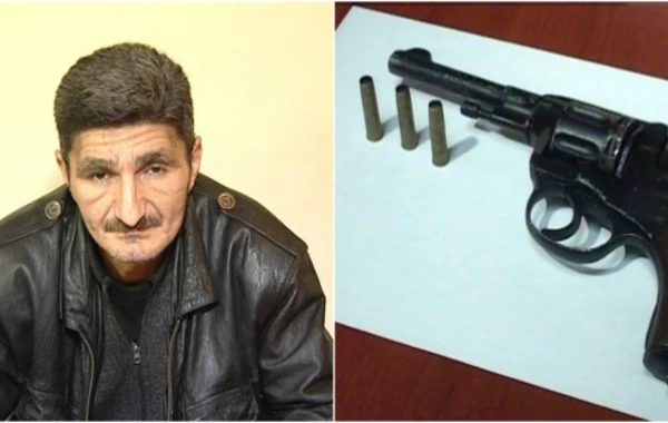 Bakıda 500 manata tapança satan şəxs tutuldu (FOTO)