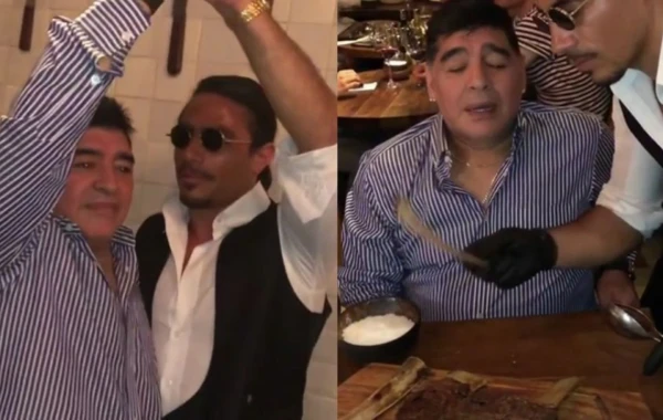 Maradona onunla görüşmək üçün Dubaya getdi (VİDEO)