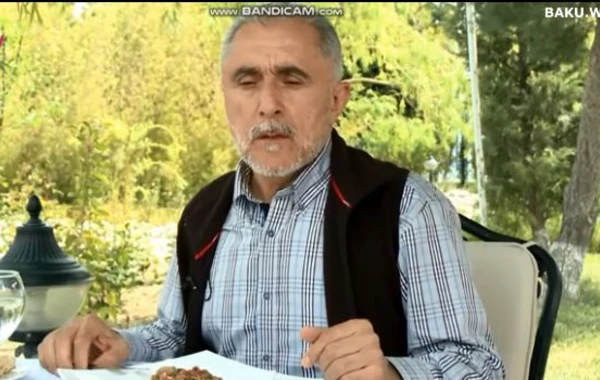 Boğazında sümük qalan Alim Qasımov çöpçüyə getdi - VİDEO