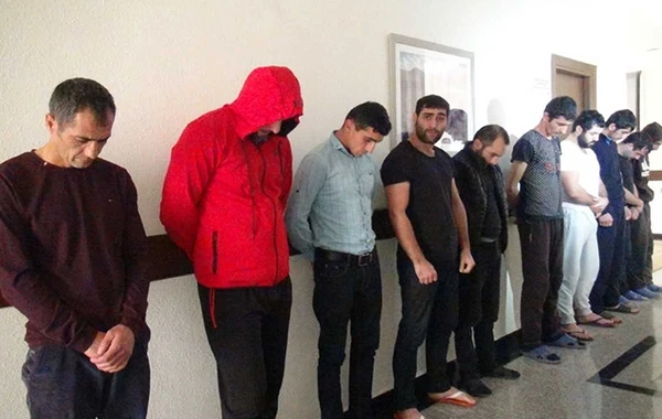 Qusarda 10 nəfərlik dəstə saxlanıldı