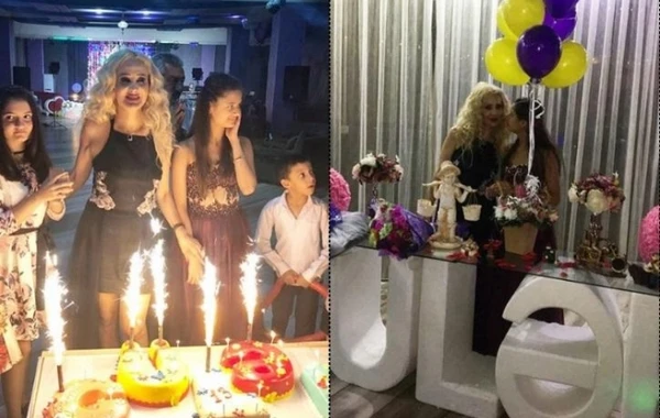 Xalq artisti qızına ad günü keçirdi - Fotolar