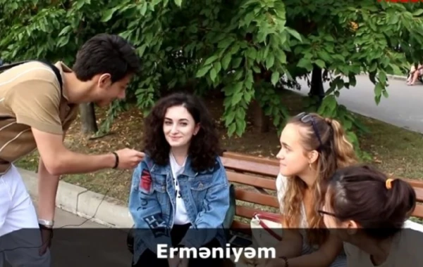 Azərbaycanlı gəncdən erməni qızlara gözlənilməz sual – VİDEO